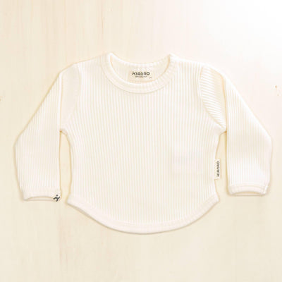 KIANAO Baby & Toddler Tops Blossom White / 1-3 M Long Sleeve Shirt Organic Cotton